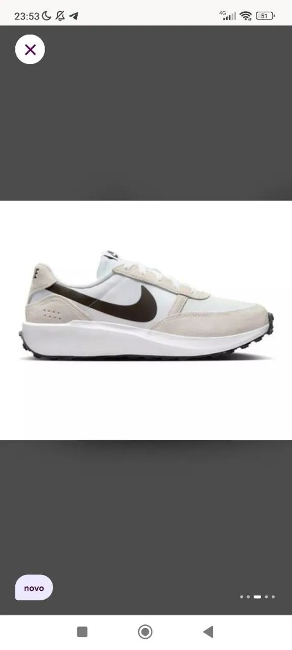 Tênis Nike Waffle Debut Branco 42 - Foto 4