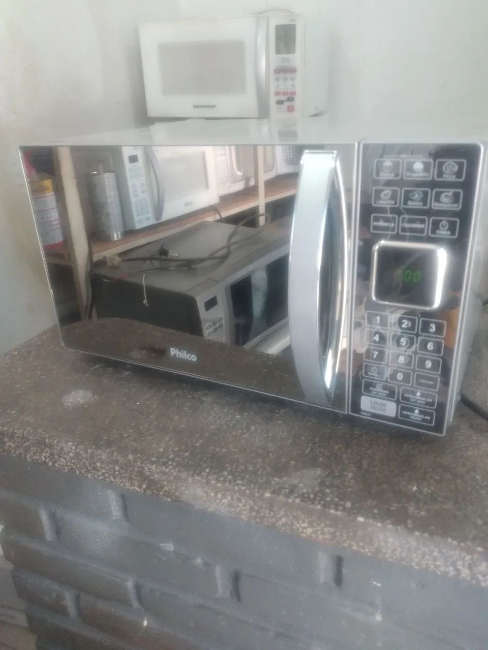 Microondas philco espelhado  oferta 
