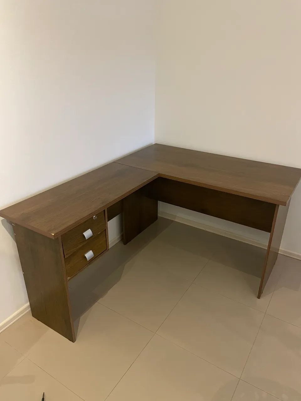 Mesas em L para escritório - Nova está R$560,00 - Foto 2