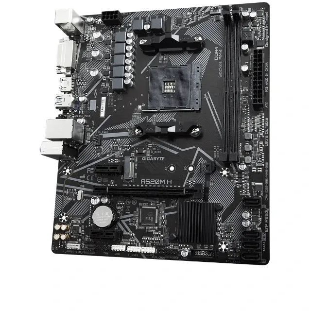 Placa-mãe Gigabyte A520M H Micro ATX AM4
