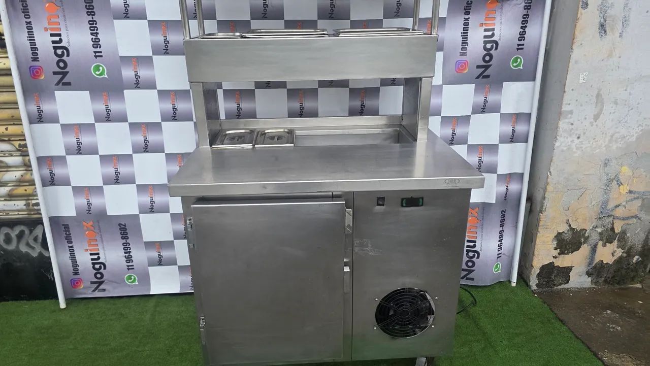 Balcao refrigerado inox codimentadora  - Foto 3