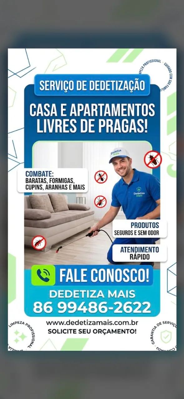 Dedetização Mais.