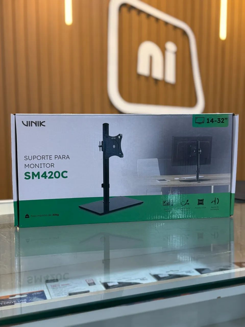 Suporte de Mesa p/ Monitor 14 a 32 Polegadas 