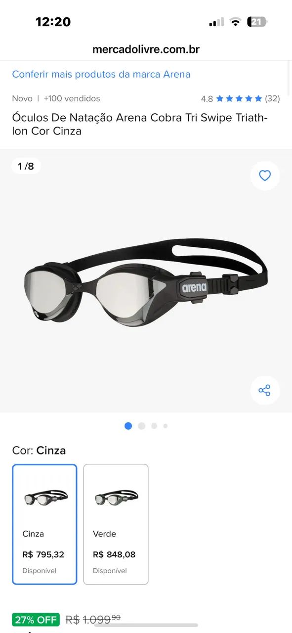 Kit de natação  - Foto 2
