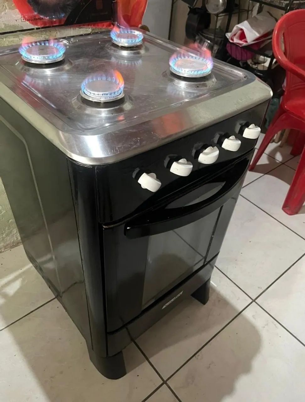 Fogão esmaltec em perfeito estado - Foto 3