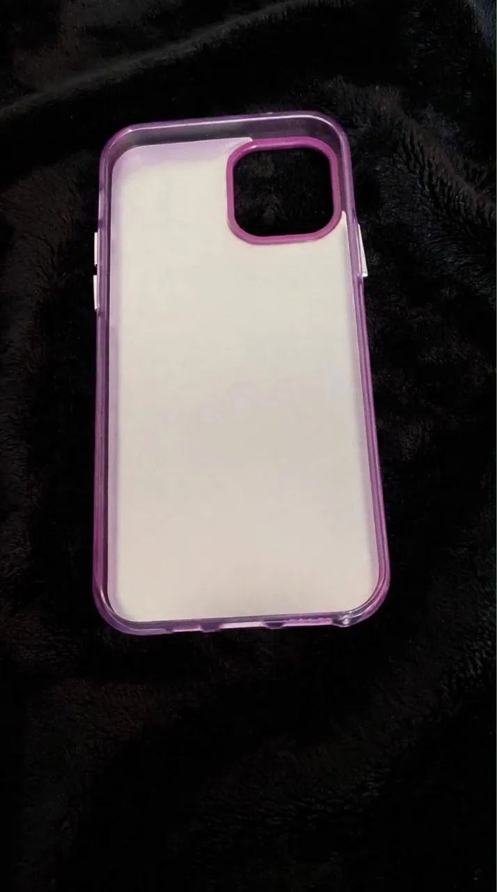 Capinha iPhone 12 Pro 13 Pro 14 Pro Roxa Ondas Antiqueda - Foto 2