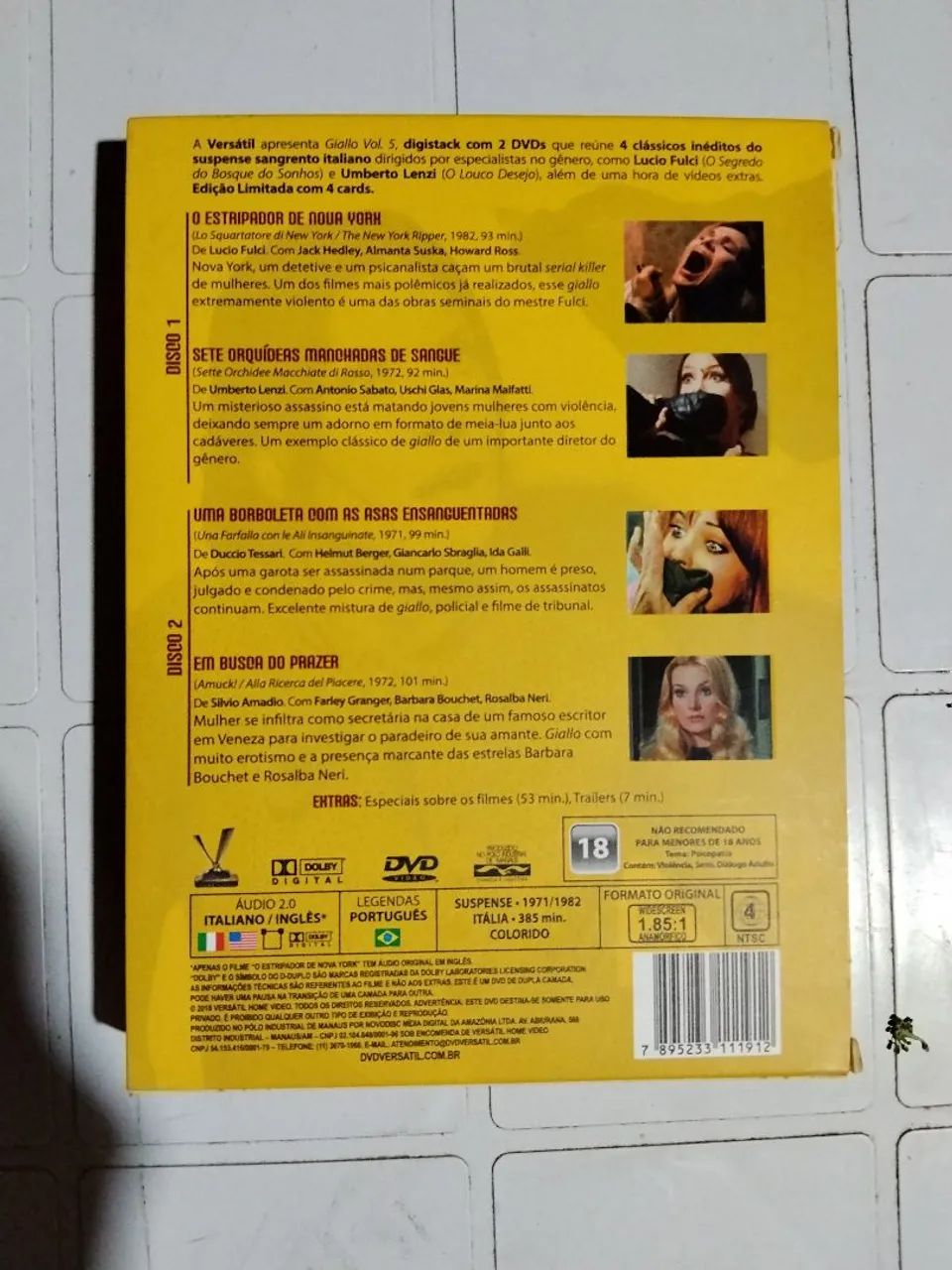 DVD Box Giallo Vol.5  - Foto 2