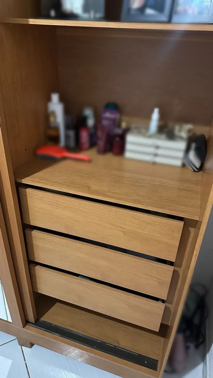 ?GUARDA-ROUPA   - 3 PORTAS ESPELHADAS, grande e 100% qualidade.?  - Foto 4