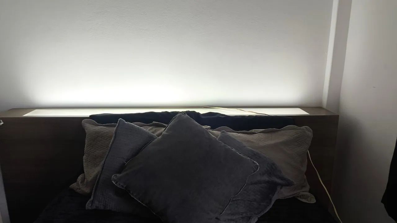 Cabeceira de MDF com Led 