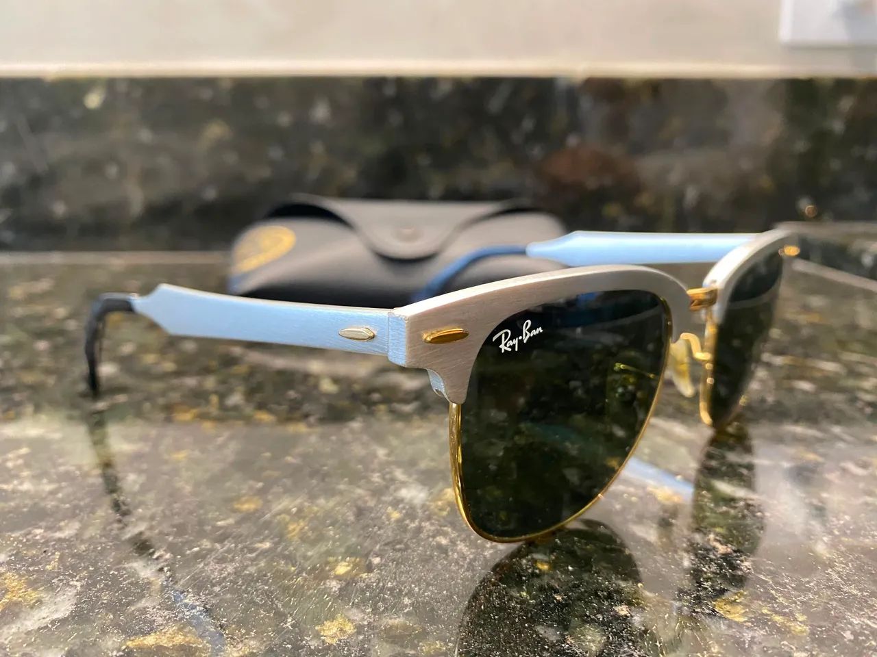 Óculos Ray Ban Clubmaster Aluminium - Foto 2