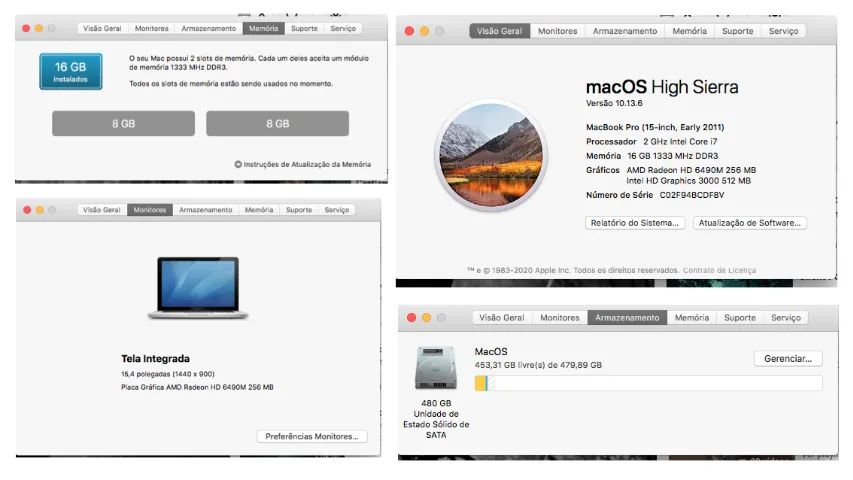 Macbook core i7 2011 SSD 500 16gb ram - Foto 3