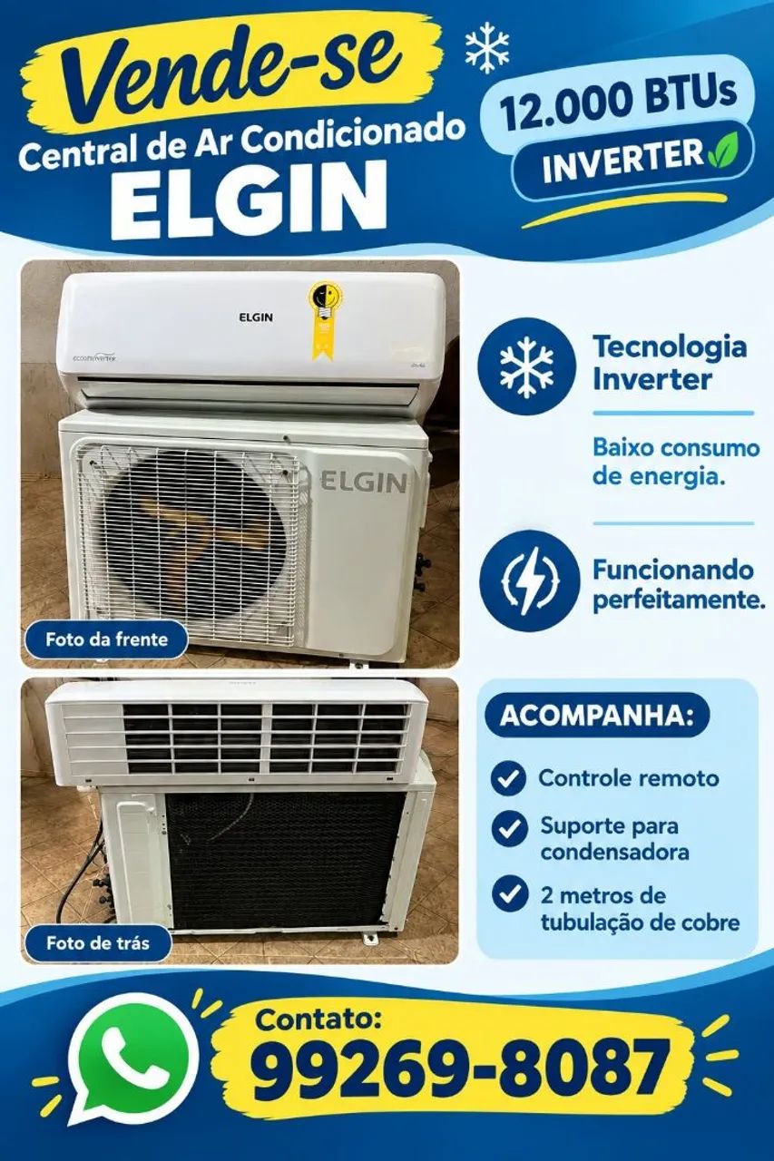 Vendo Central Ar Condicionado 