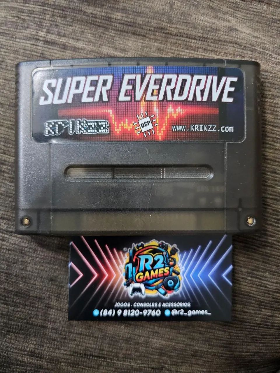 SUPER FAMICOM + SUPER EVERDRIVE DSP COM JOGOS (CONSOLE)EVERDRIVE - Foto 2