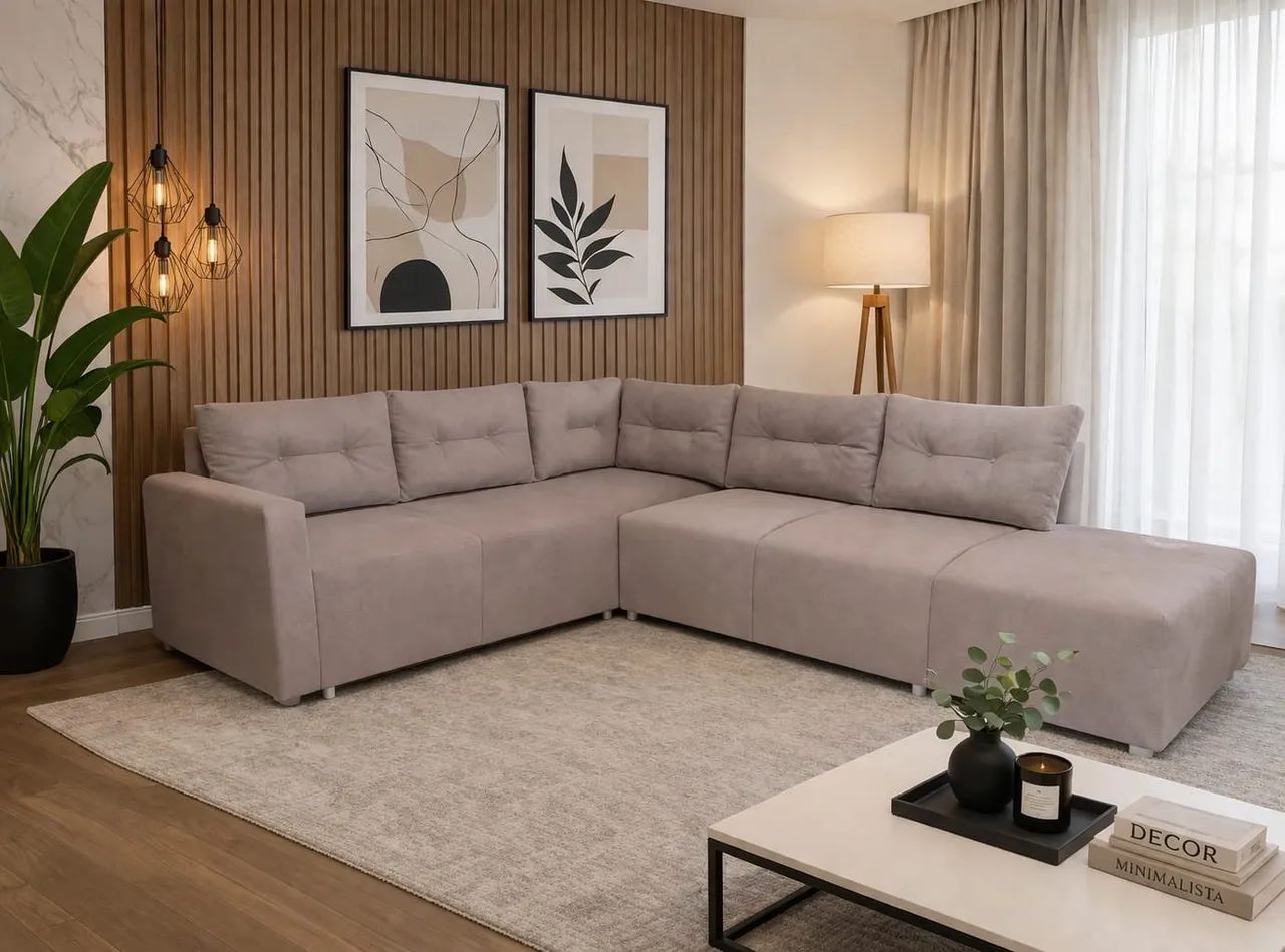 SOFÁ DE CANTO $ 969,99 preço de FÁBRICA! PAGUE NA ENTREGA.  - Foto 4