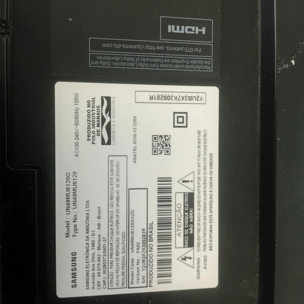 TV de 49 polegadas... vendo com defeito para retirar a peça - Foto 3
