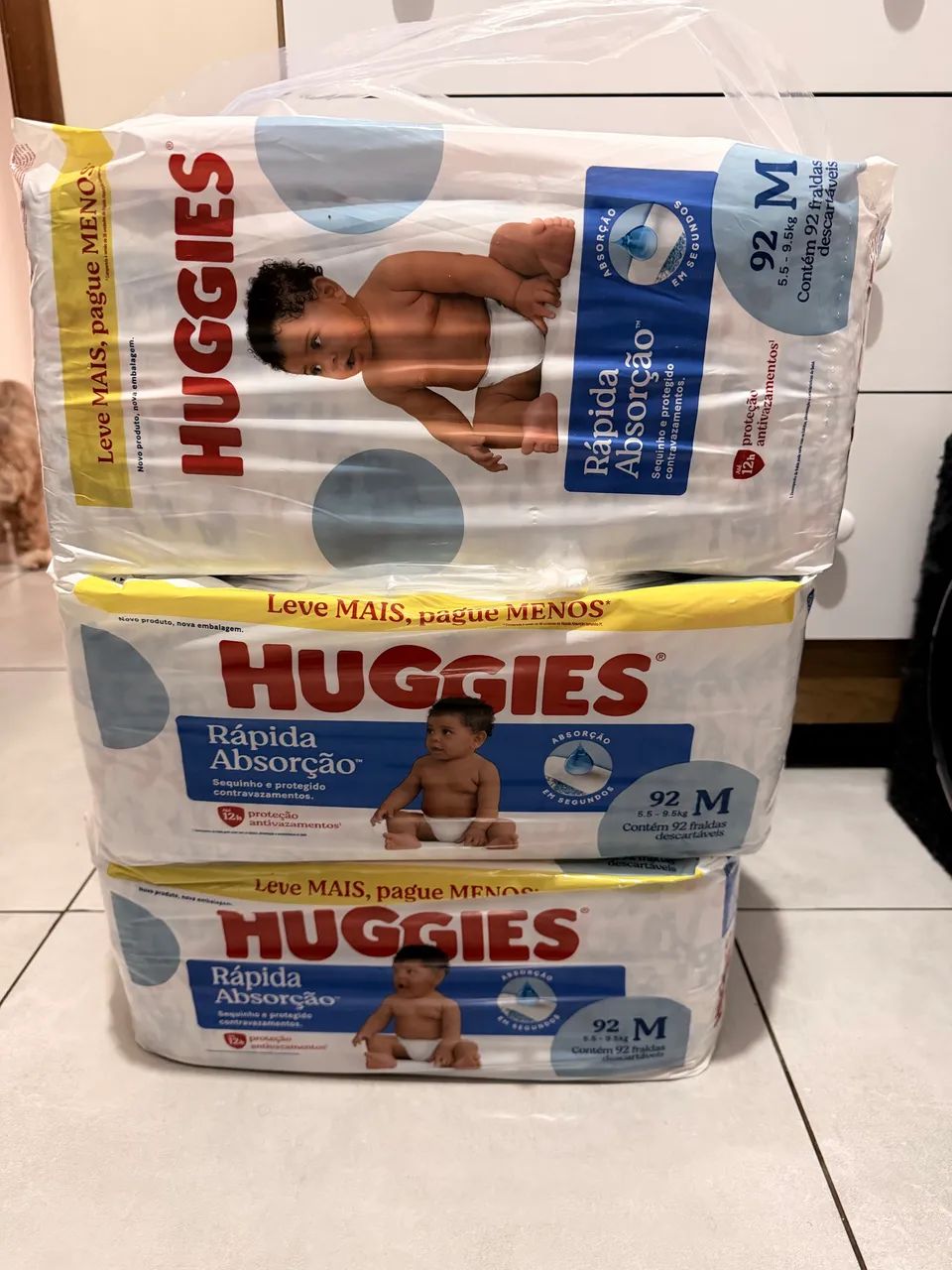 Fralda Huggies rápida absorção  - Foto 2