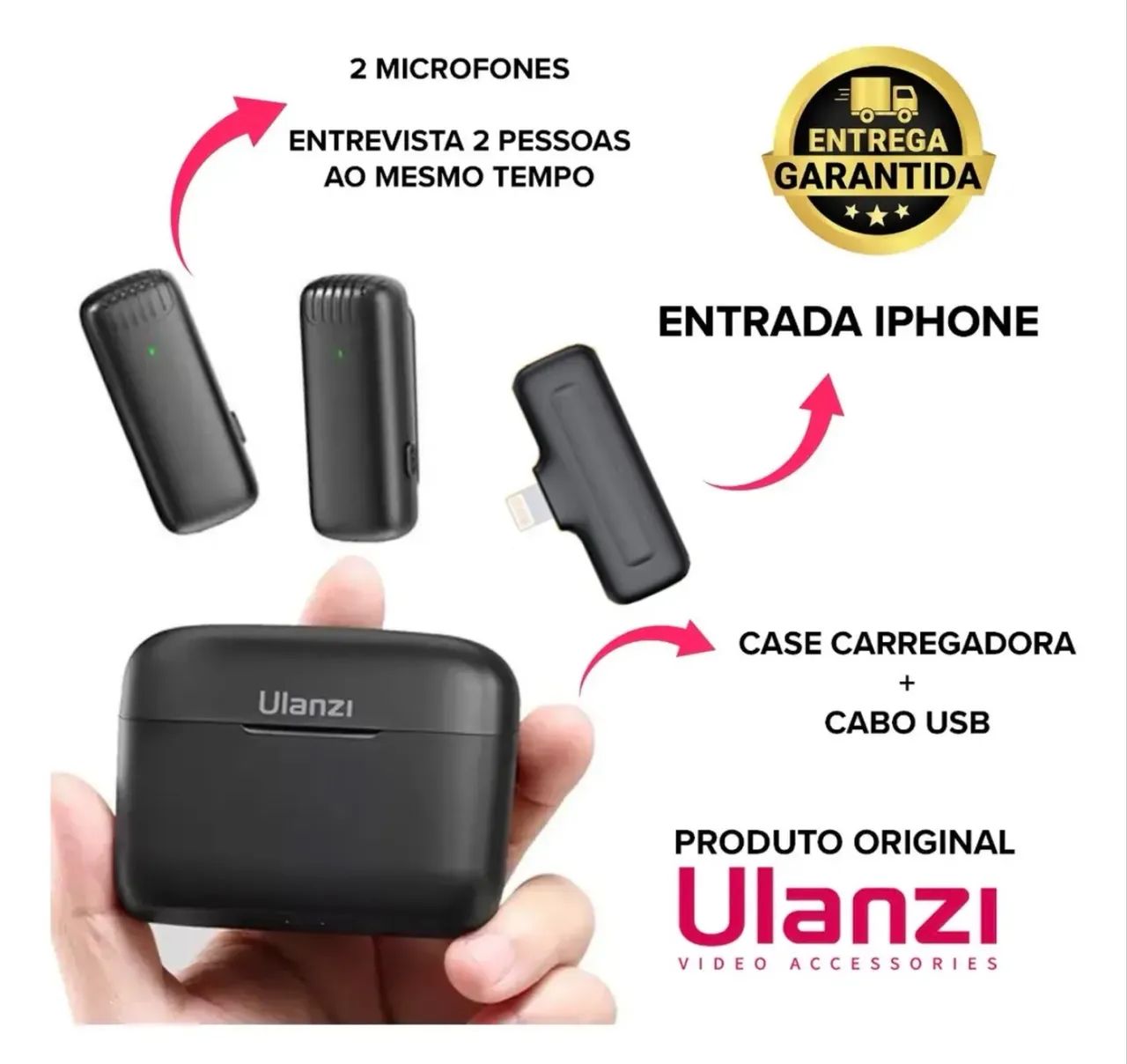 Microfone sem fio Ulanzi  - Foto 2