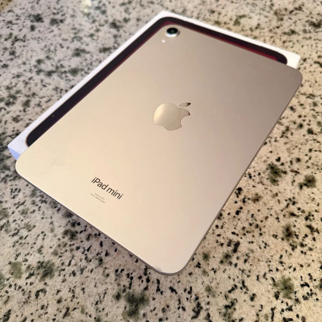 IPAD MINI 7 COM SMART FOLIO ORIGINAL PRATA ESTELAR 128GB - Foto 4
