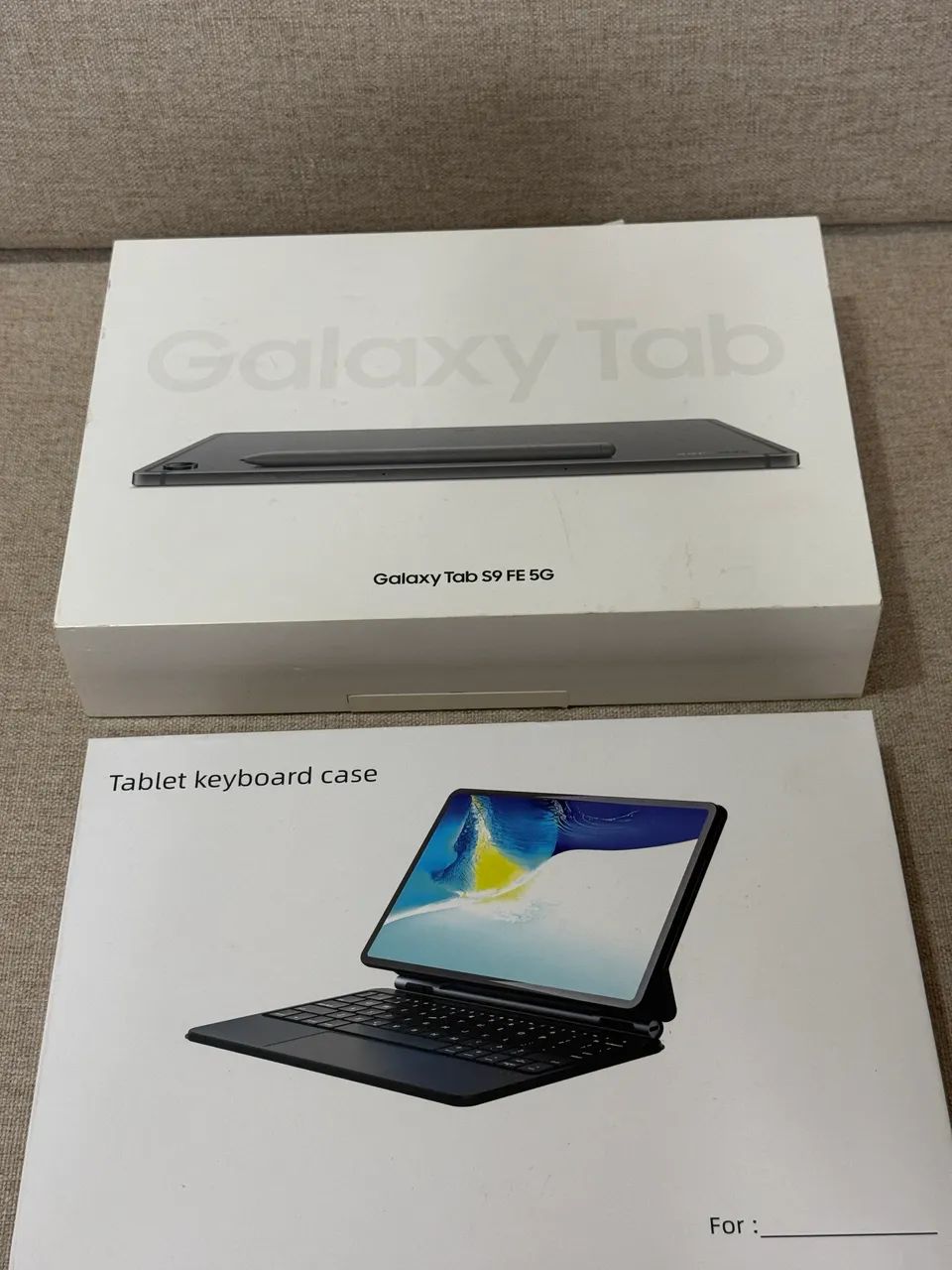 Galaxy Tab S9 FE 5G + Capa Teclado Bluetooth - Foto 4