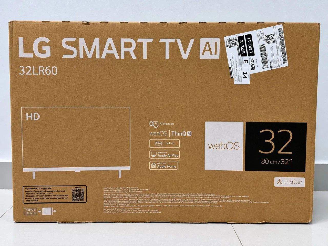 Smart TV 32 Polegadas LG Lacrada