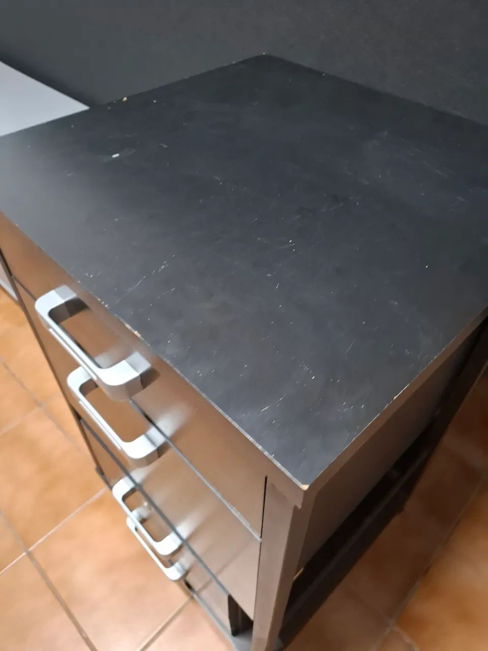 Gaveteiro mdf e ferro preto - Foto 3