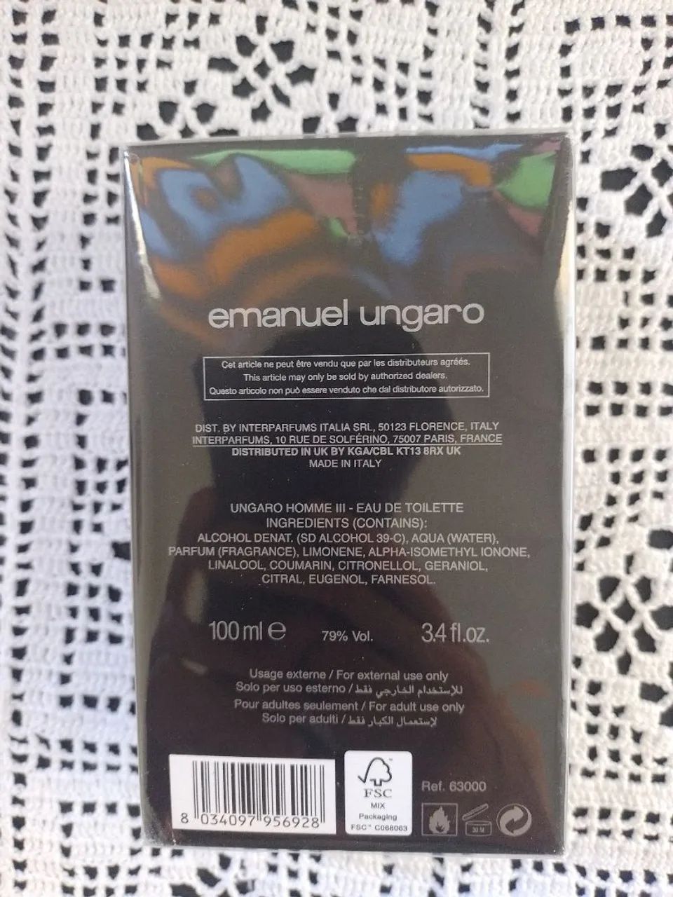Perfume Masculino Ungaro III  - Foto 4