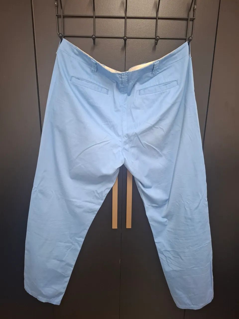 MadeInFrance Calça azul algodão tam. 48 - Foto 4