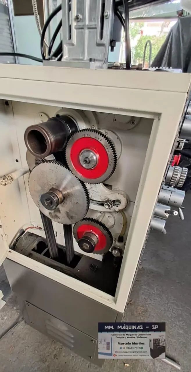 Torno mecânico nardini mascote  175 E com digital novo 1000 mm reformado e completo de tu - Foto 5