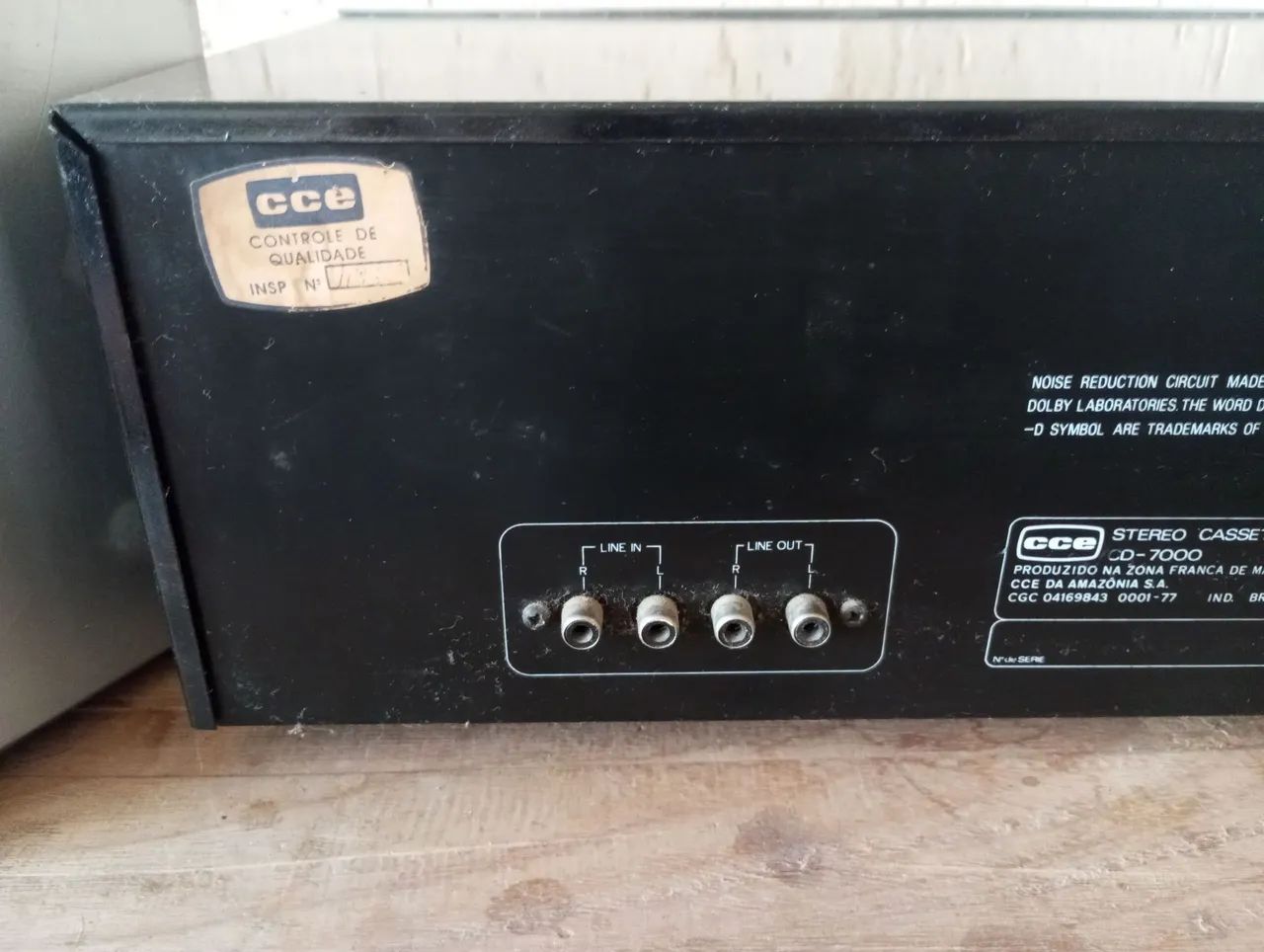 Tape deck CCE CD7000 funcionando perfeitamente  - Foto 4