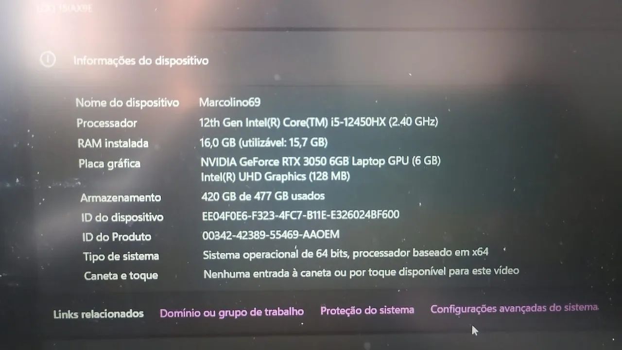 Notebook gamer LOQ - RTX 3050 - Foto 3