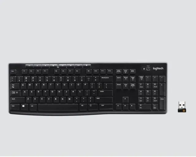 Teclado Logitech K270 acompanha mouse mas com scroll ruim