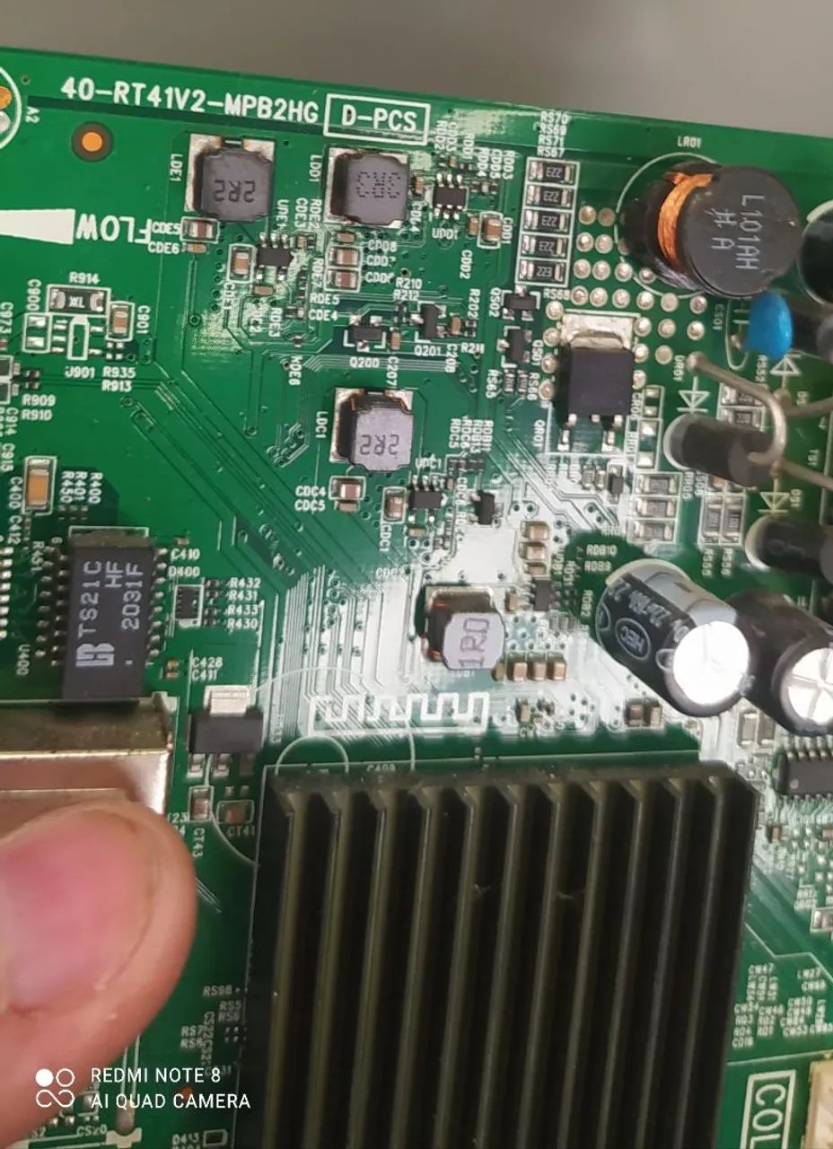 Placa tv TCL 32s6500s flat longo  - Foto 3