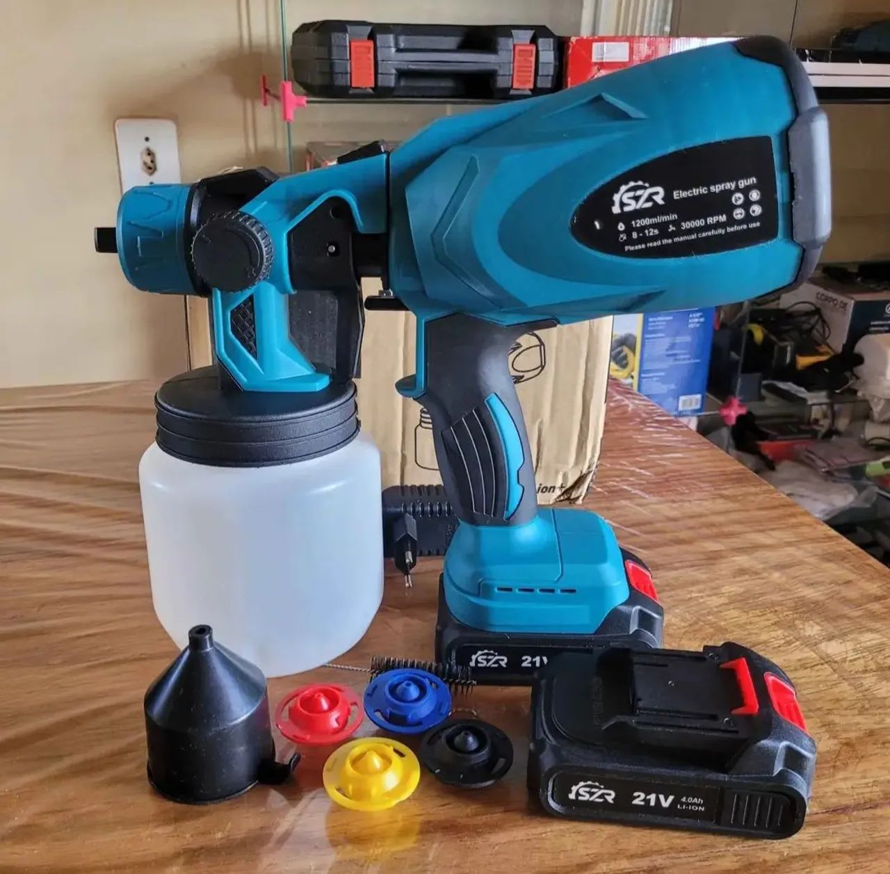 Pistola de Pintura à Bateria 21V Produto Novo na caixa  - Foto 2