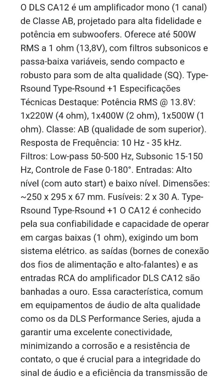 Módulo amplificador DLS mono CA12 - Foto 4