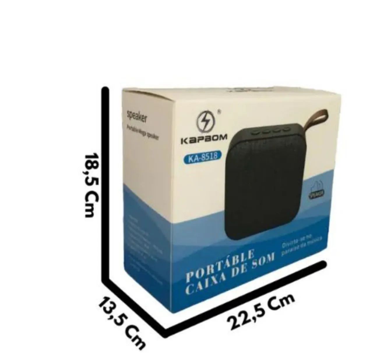 Mini Caixa de Som Bluetooth Portátil KAPBOM KA-8518 - Foto 4