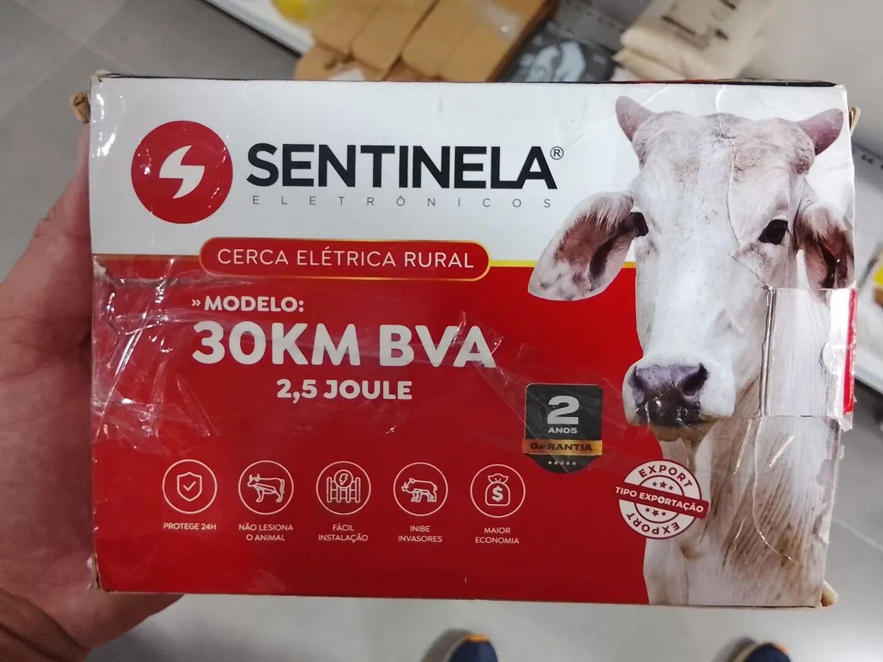 Cerca elétrica para animais 