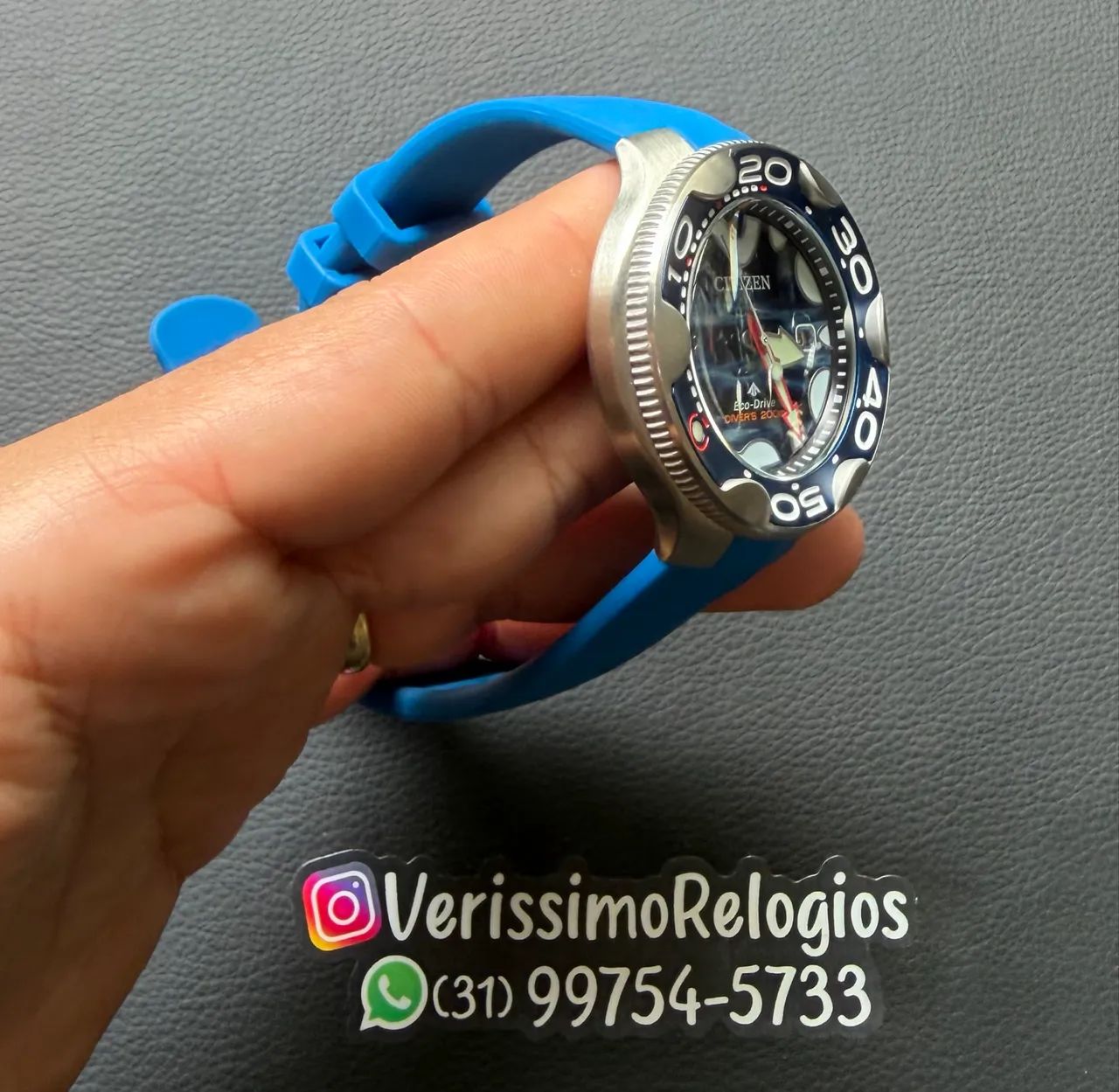 Relógio Citizen New Orca Oceano Versão Especial Semi Novo