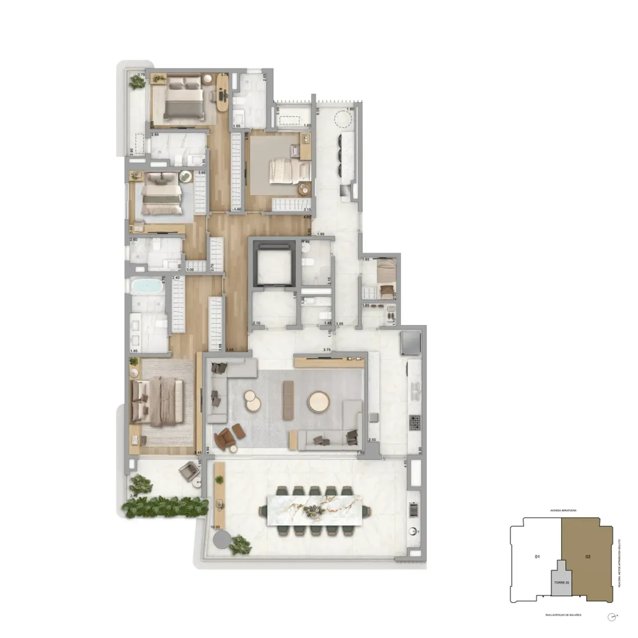 PLANTA 277m²
