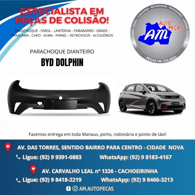 parachoque  byd dolphin
