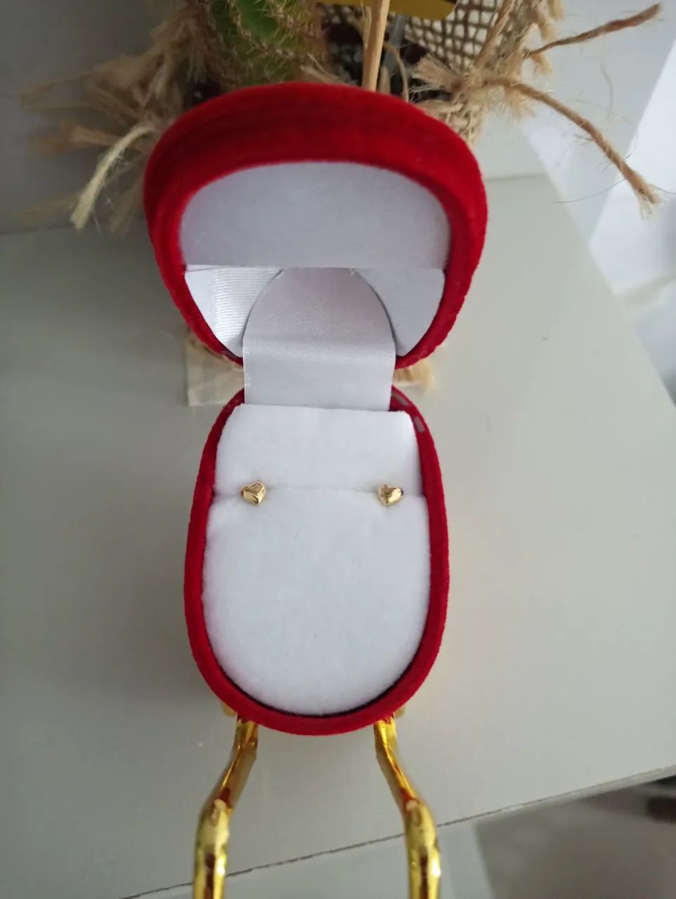 Brinco de ouro 18k 