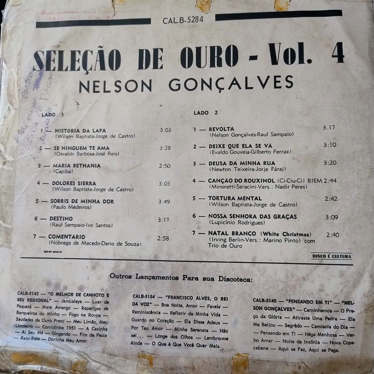 Vinil nelson 5- seleção de ouro vol.4 - Foto 2