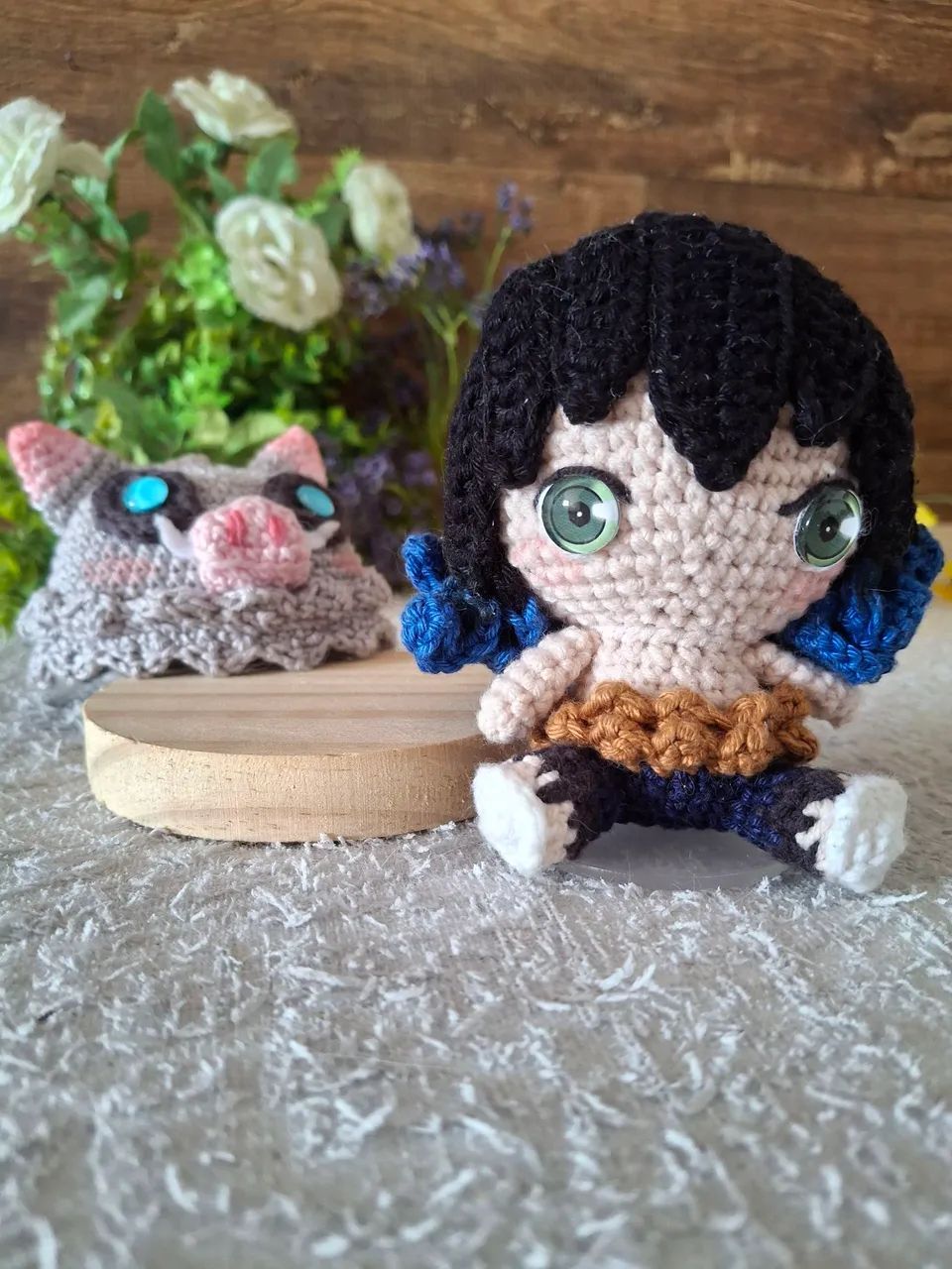 Inosuke chibi - Amigurumi Demon Slayer 