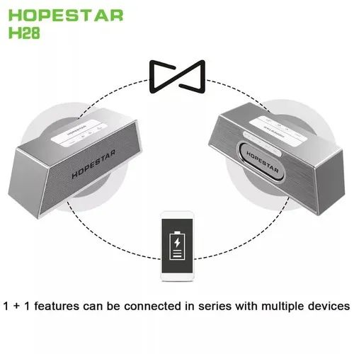 caixa Bluetooth Hopestar H28 original ,som e potência sem distorções e muito resistente - Foto 3