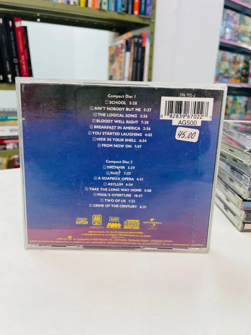 CD SUPERTRAMP - PARIS  - Foto 3