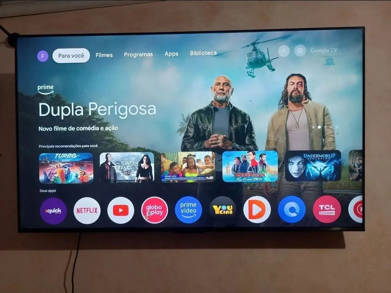 Smart TV TCL 55 polegadas 4k Android 
