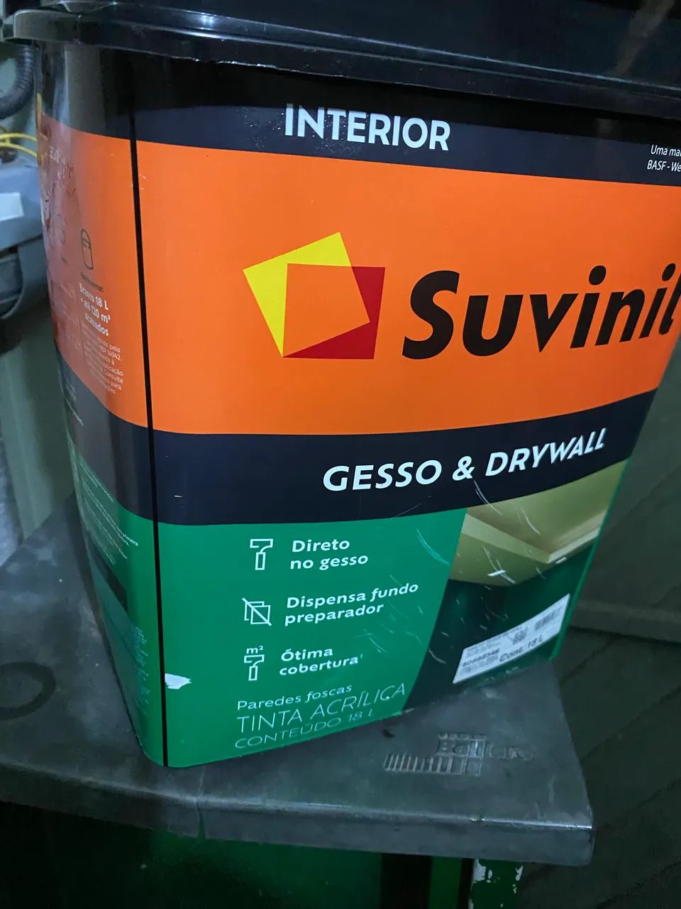 Tinta acrílica Direto no Gesso 180 o mínimo pra vender logo - Foto 2