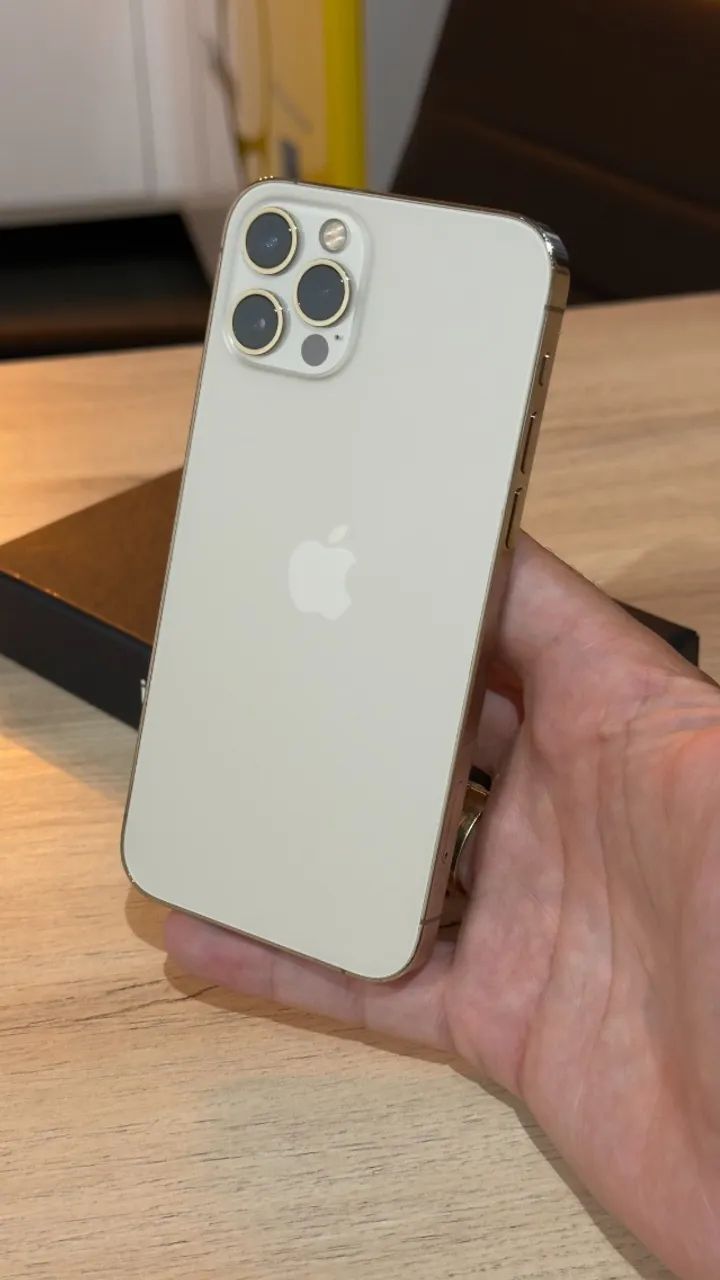 iPhone 12 Pro ゴールド 128GB バッテリー100% iPhone 12 Pro 128GB Dourado - Promoção! Saúde da bateria 100
