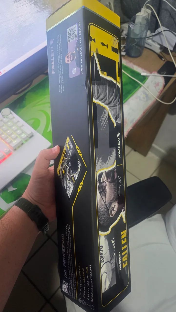 Mousepad gamer do Fallen (Lacrado. Item de colecionador) - Foto 4
