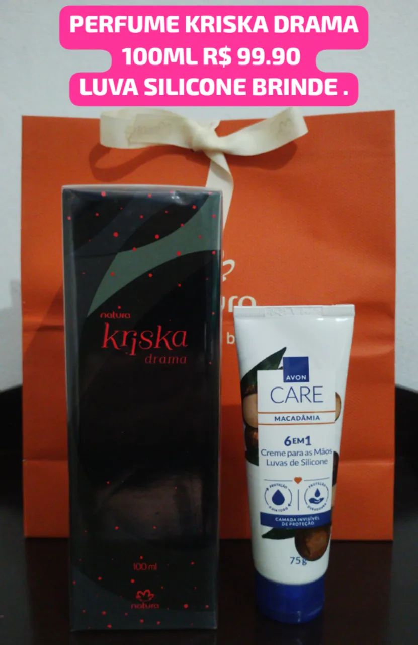 PERFUME KRISKA DRAMA 100ML  + BRINDE R$ 99,90