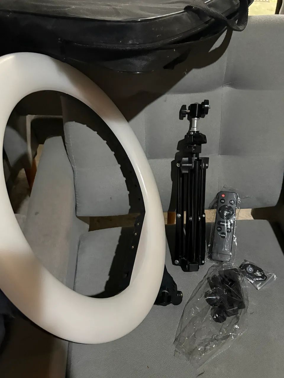 Iluminador Led Ring Light Lumi + Espelho - Lf-r480 Com Nf - Foto 3
